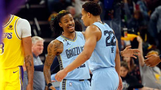 desmond bane ja morant anthony davis grizzlies